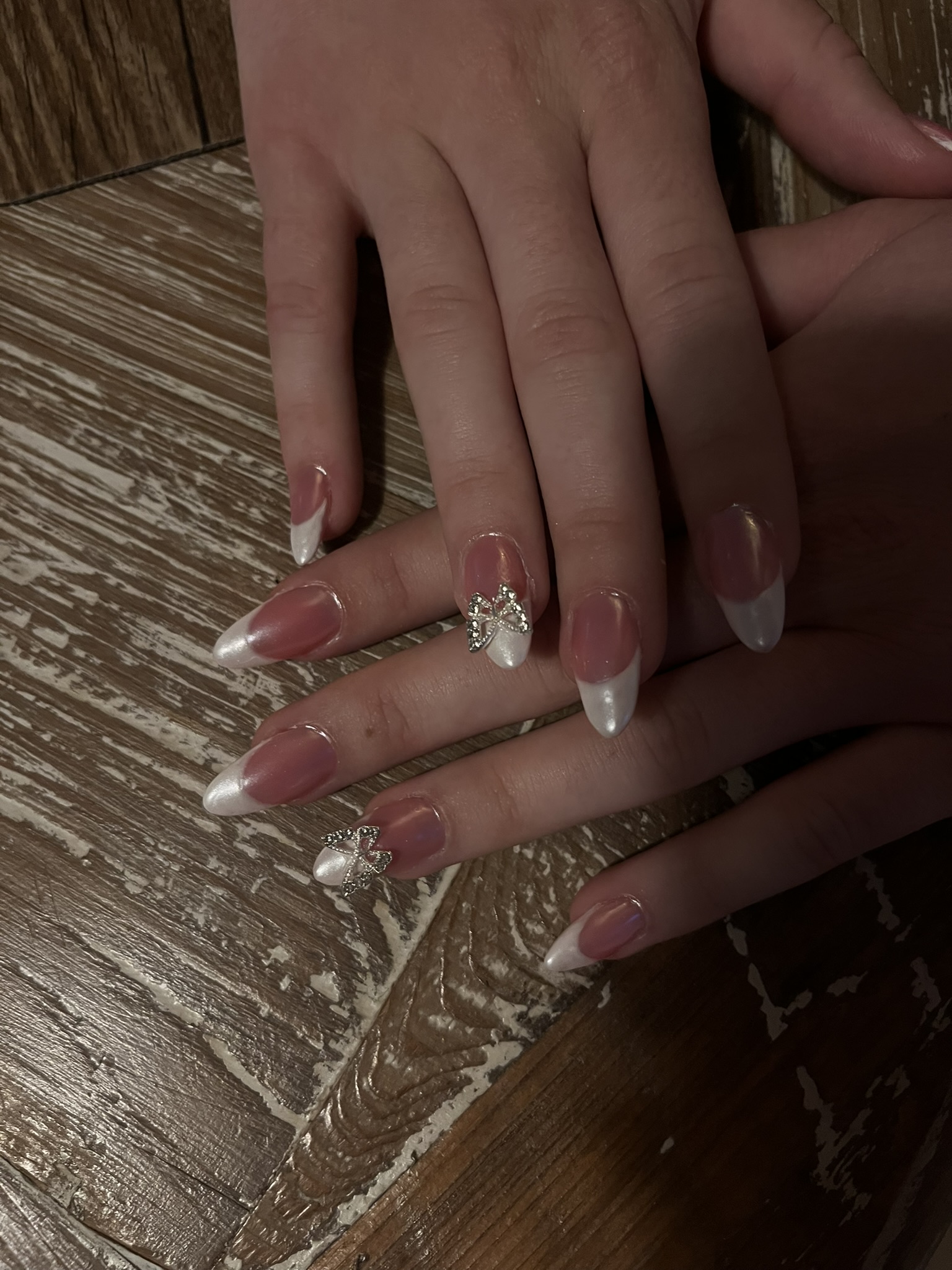 Nail art papillon