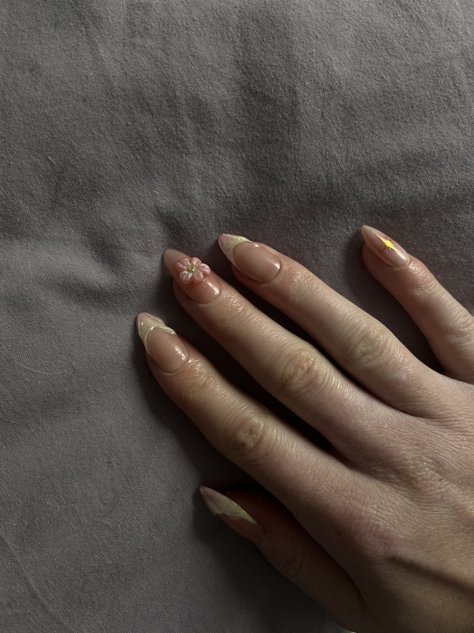 Nail art sunset